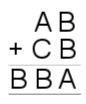 AB+CB=BBA