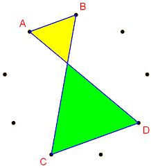 diagram showing the labels ABCD