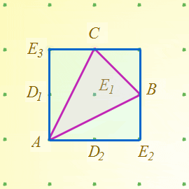 ABC in a rectangle