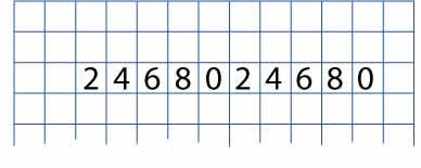 units of two times table