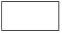 rectangle, one side length same as square's, other side twice as long