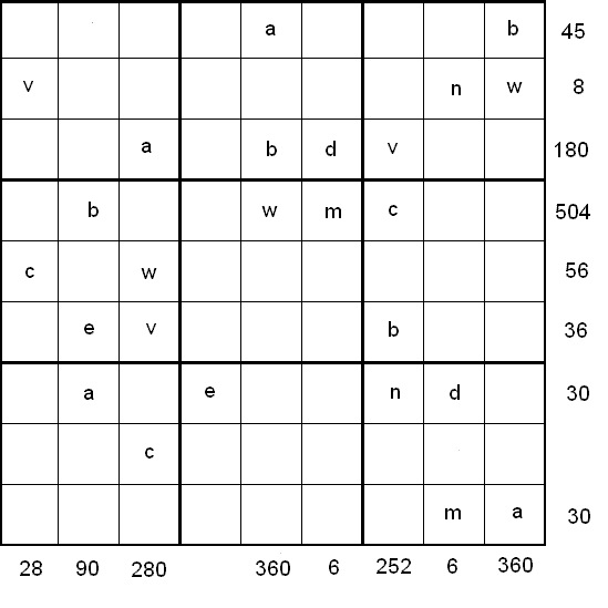 Sudoku puzzle