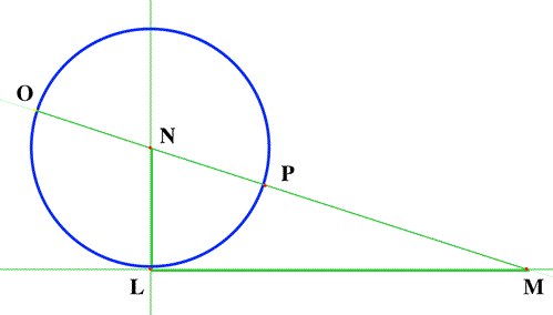 Descartes first Quadratic Solution