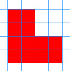 double sized L-triomino